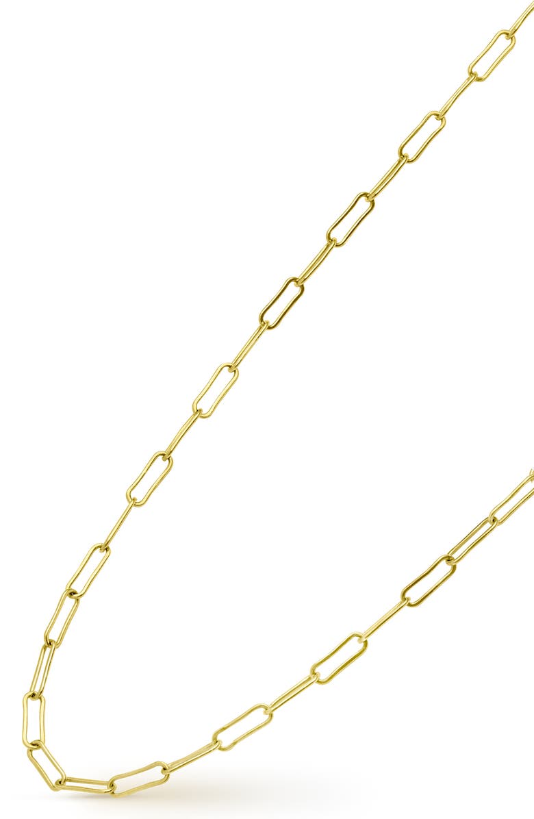 LAGOS Men's Anthem Paper Clip Chain Necklace, Alternate, color, Gold