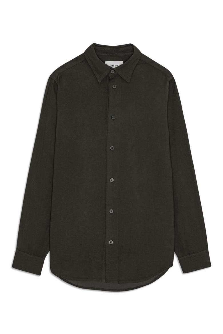 Colby 5027 Button-Up Shirt, Alternate, color, DARK ARMY