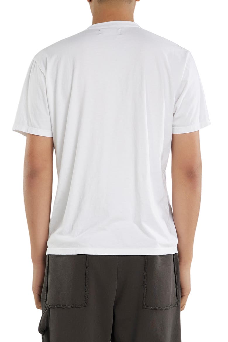 Lightweight Binded Neck Classic Pocket Tee, Alternate, color, White