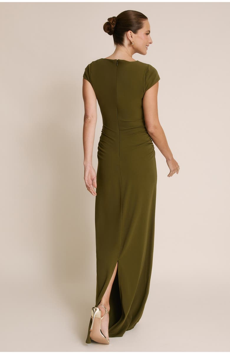 Six Stories Twist Bust Short Sleeve Stretch, Alternate, color, Fern