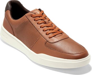 Men's orders leather sneakers wide width