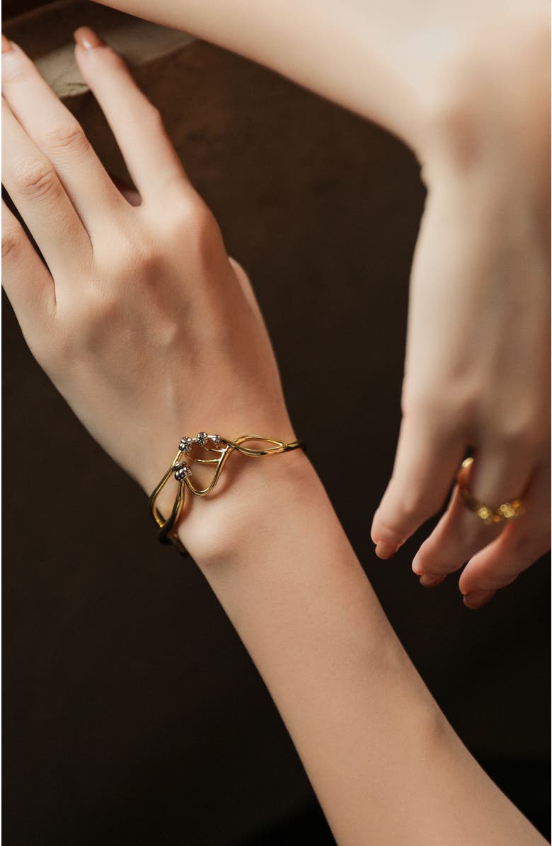 RC RETRO CHIC Lily of the Valley Bangle, Alternate, color, 