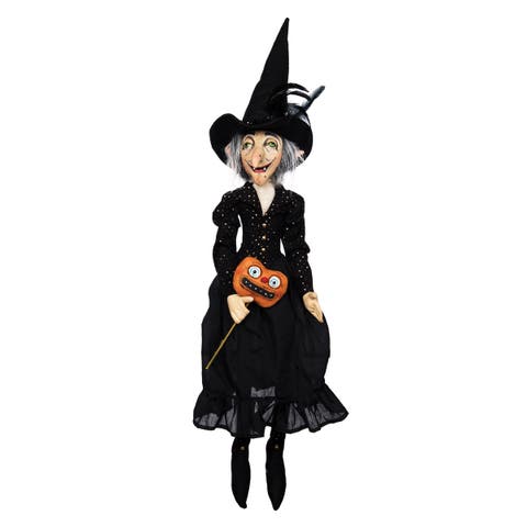 Shasta Witch Joe Spencer Gathered Traditions Halloween Figurine 45"