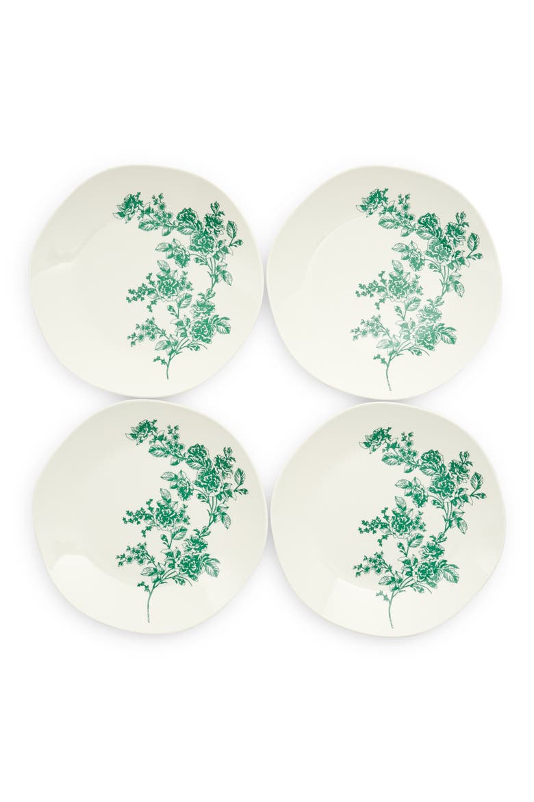 Set of 4 Melamine Dinner Plates (Nordstrom Exclusive), Main, color, FOREST MULTI