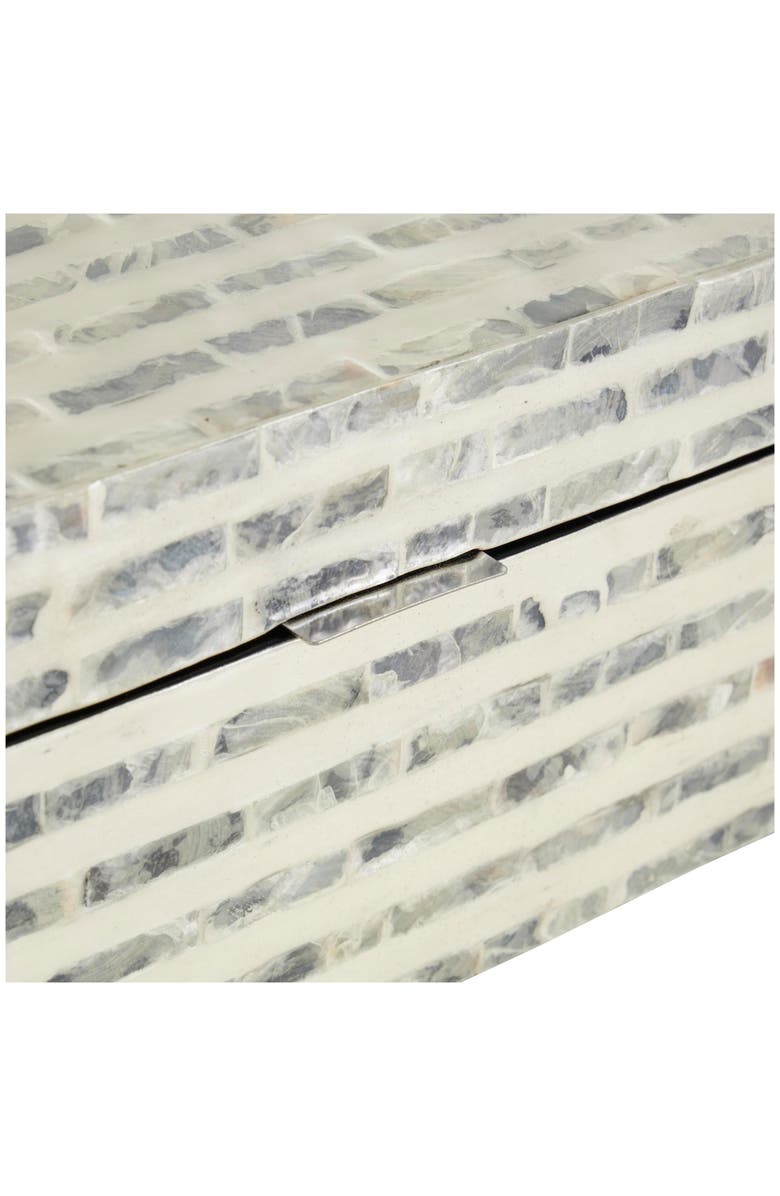 UMA Contemporary Set of 2 Decorative Mother of Pearl Boxes, Alternate, color, 