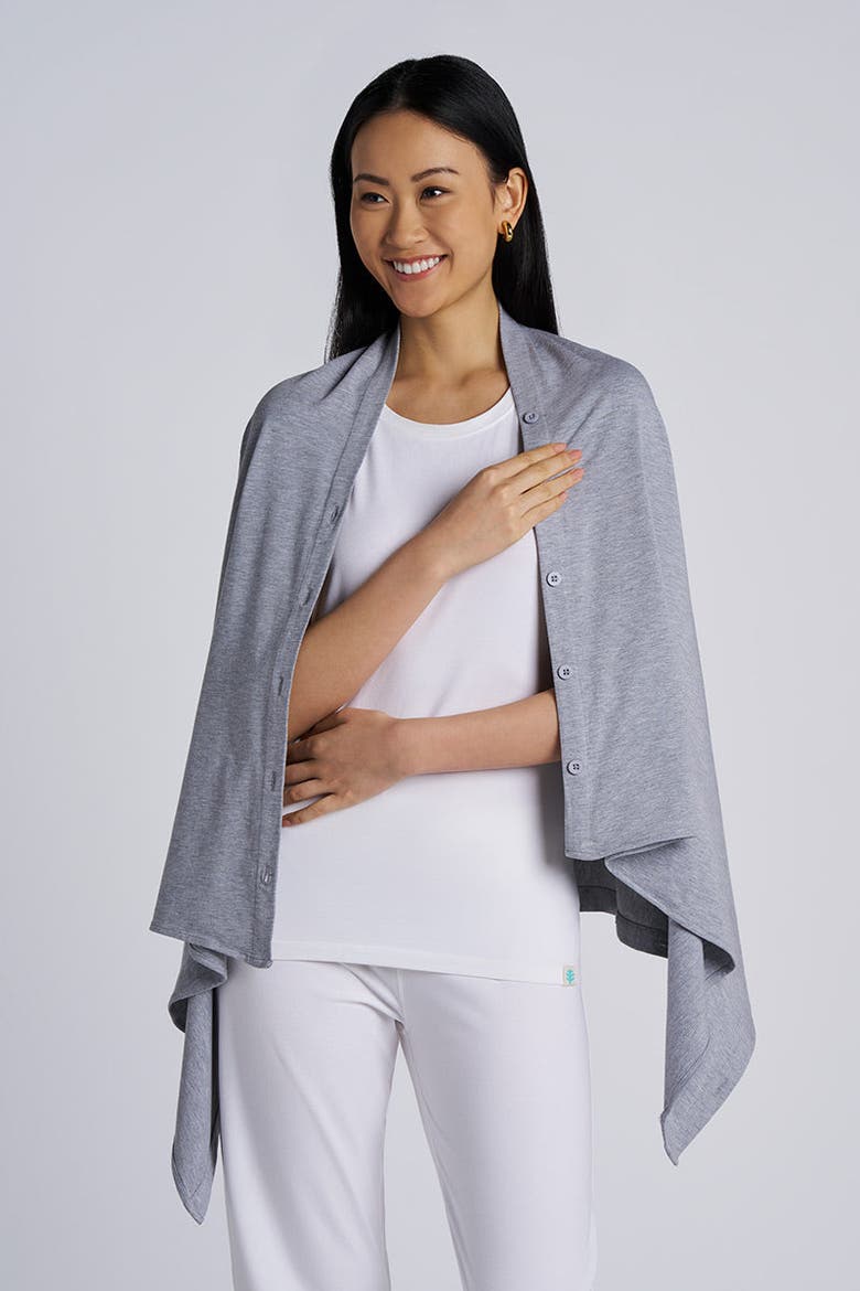 Women's Revilla Convertible Wrap, UPF 50+ Sun Protection, Alternate, color, Grey Heather