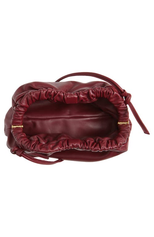Mansur Gavriel Oversized Cloud Clutch In Burgundy