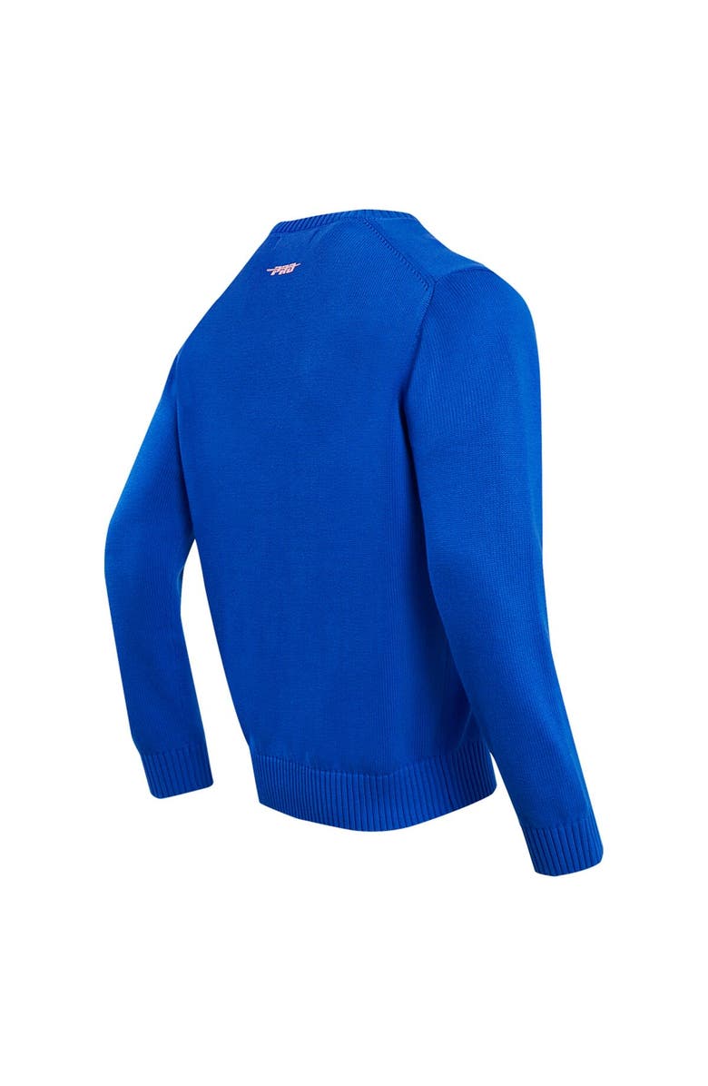 PRO STANDARD Men's Pro Standard Royal Buffalo Bills Prep Knit Sweater, Alternate, color, Royal