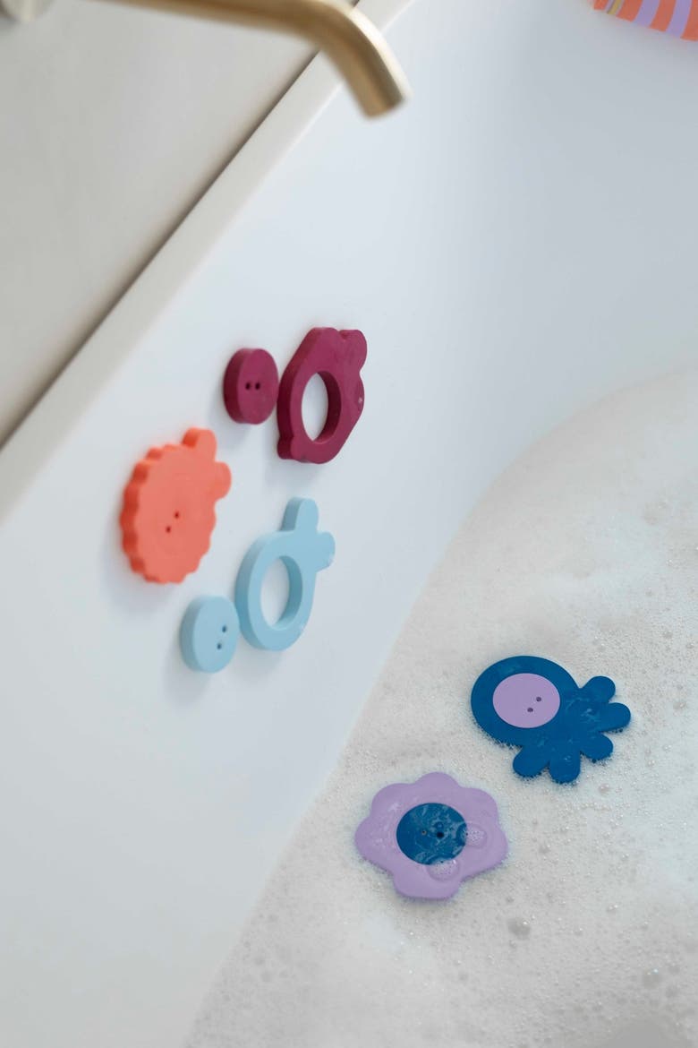 Bath Puzzle Seaside Floating 3D Bath Toy Set, Alternate, color, Multi