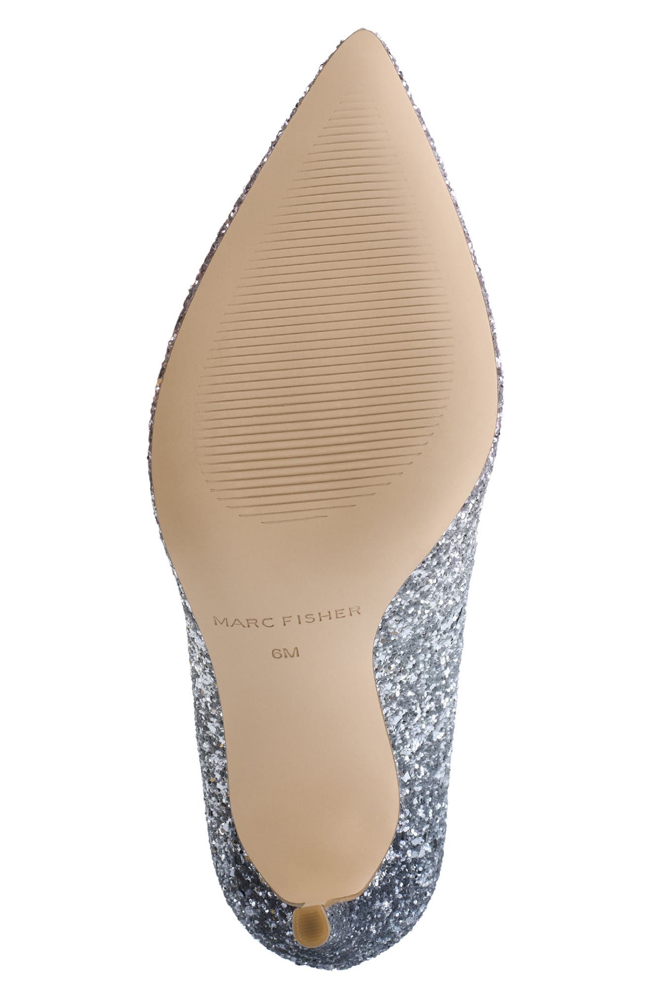 Marc Fisher Ricky Pointed Toe Glitter Pump, Alternate, color, 
