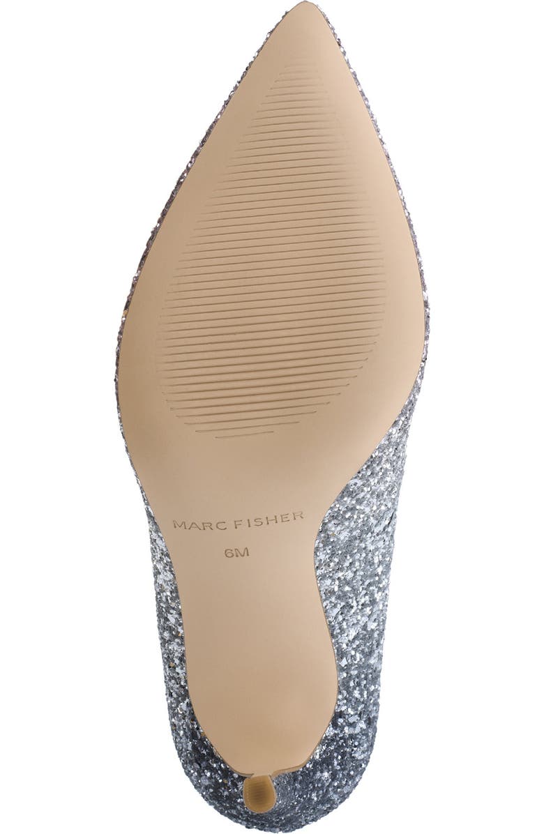 Marc Fisher Ricky Pointed Toe Glitter Pump, Alternate, color,