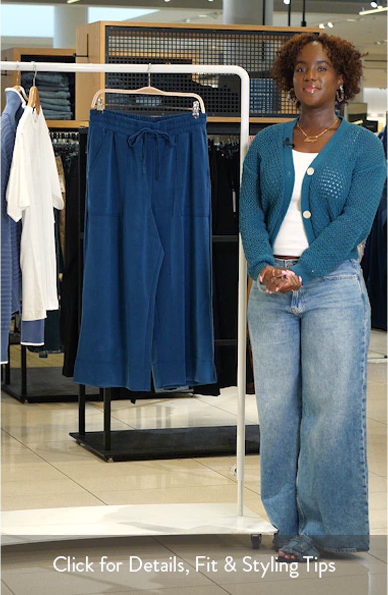 Crop Drawstring Pants, sales video thumbnail