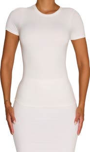 N BY NAKED WARDROBE Bare Short Sleeve Crew Top