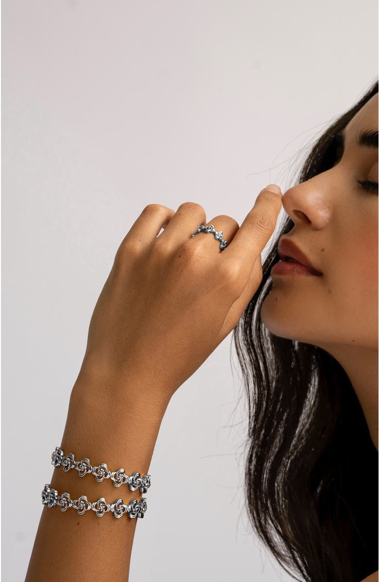 SEREIA OFFICIAL Lana Bracelet, Alternate, color, White Gold