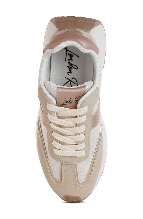 London Rag Squeaker Sneaker In Beige