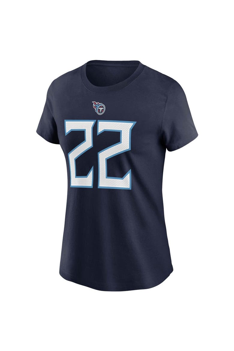 Women's Nike Derrick Henry Navy Tennessee Titans Player Name & Number T-Shirt, Alternate, color, Navy