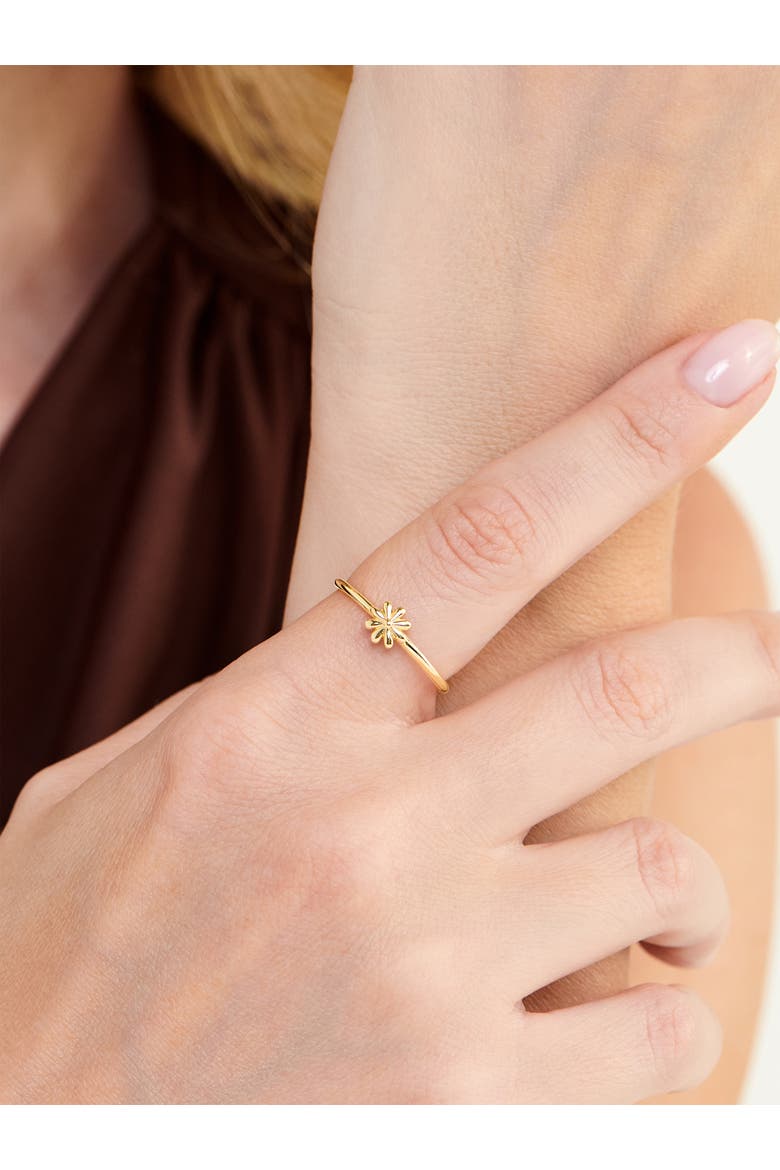 Daisy Flower Ring in 14K Gold, 6mm, Alternate, color, Gold