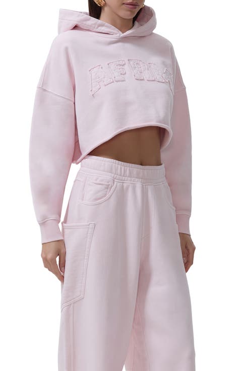 Darius Crop Cotton Hoodie