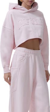 AFRM Darius Crop Cotton Hoodie
