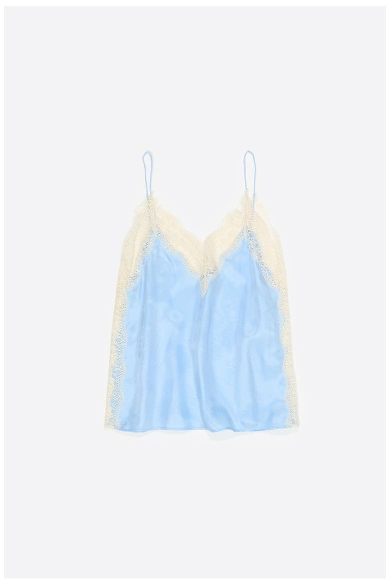 Lace Camisole Top, Alternate, color, LIGHT BLUE