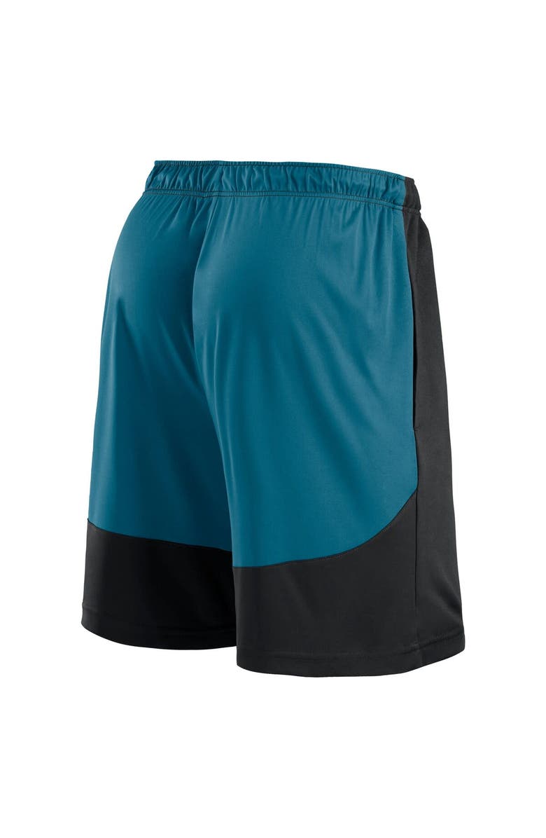 FANATICS Men's Fanatics Black/Teal Jacksonville Jaguars Launch Shorts, Alternate, color, Black
