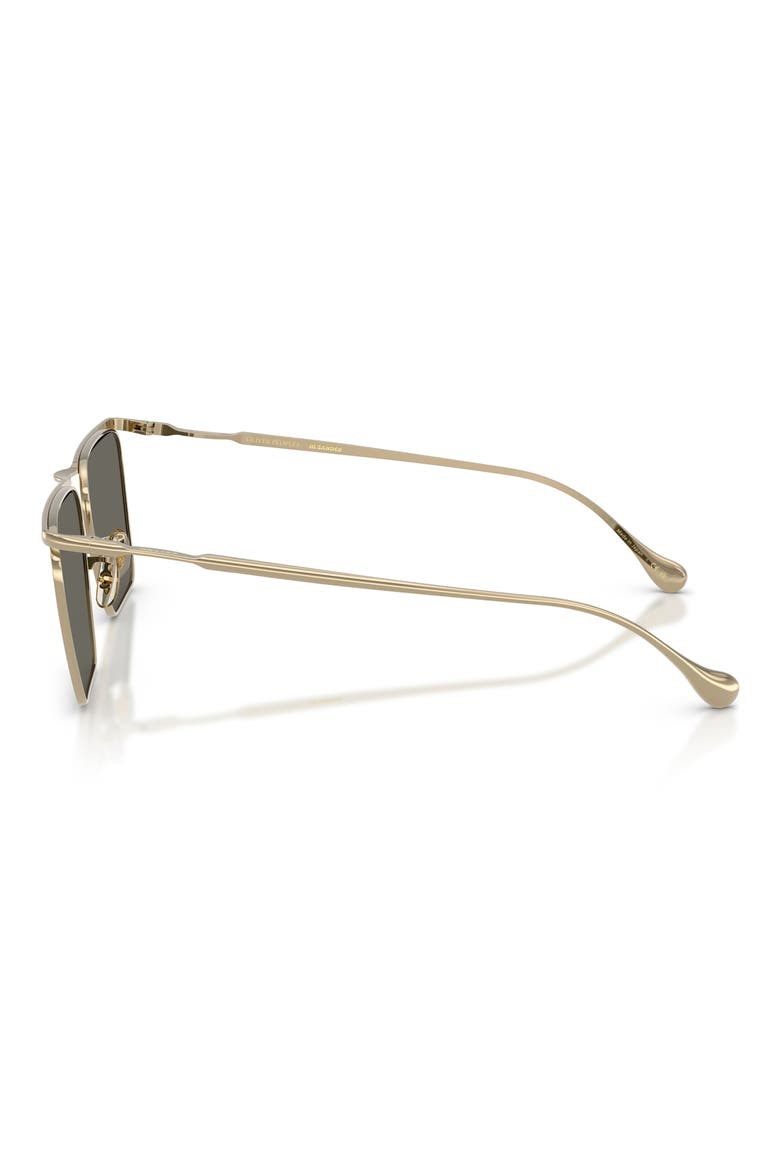 Jil Sander Edition 2 59mm Sunglasses, Alternate, color, GOLD / CARBON GREY