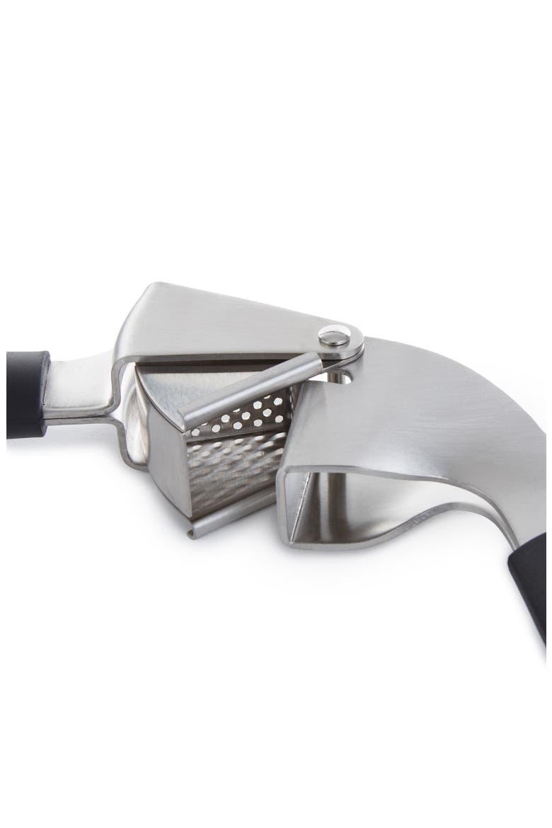 Leo Graphic Garlic Press, Alternate, color, BLACK