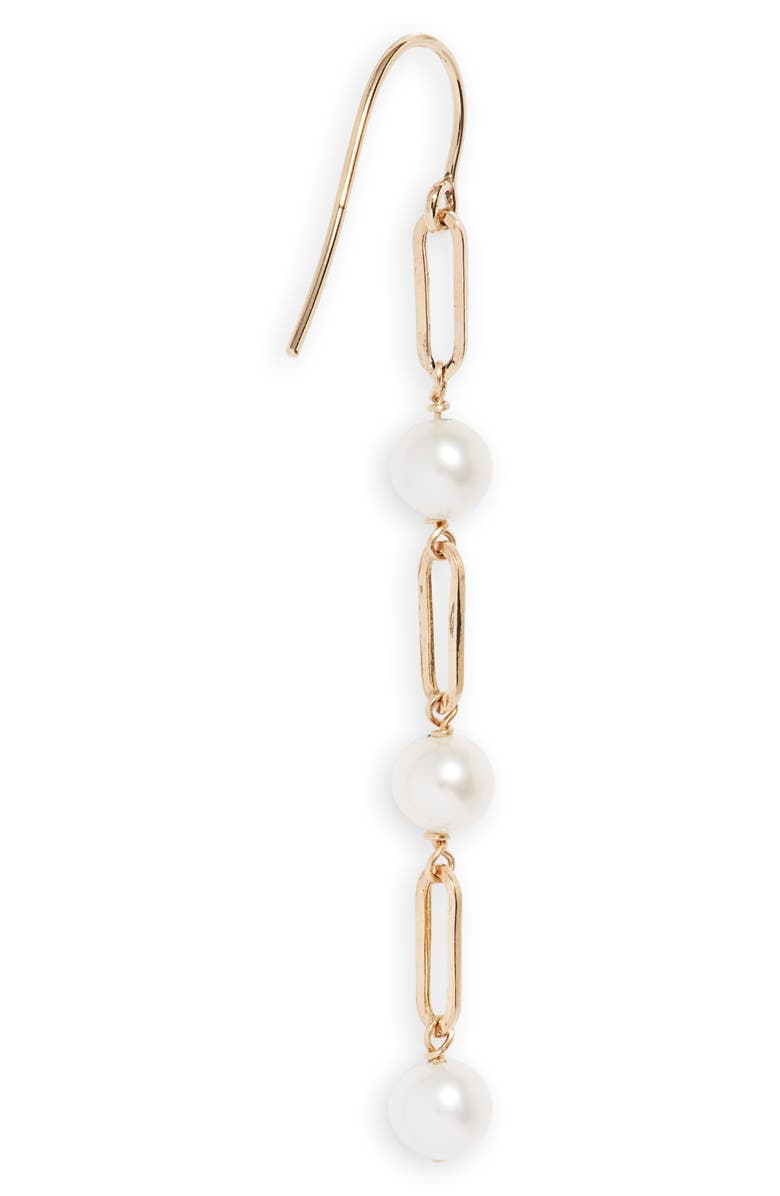 Poppy Finch Freshwater Pearl Drop Earrings, Alternate, color, 