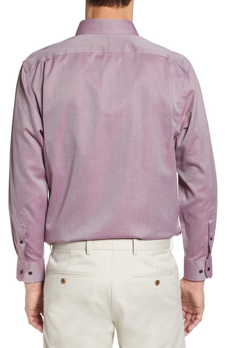 Nordstrom Smartcare<sup>™</sup> Traditional Fit Herringbone Dress Shirt, Alternate, color, 