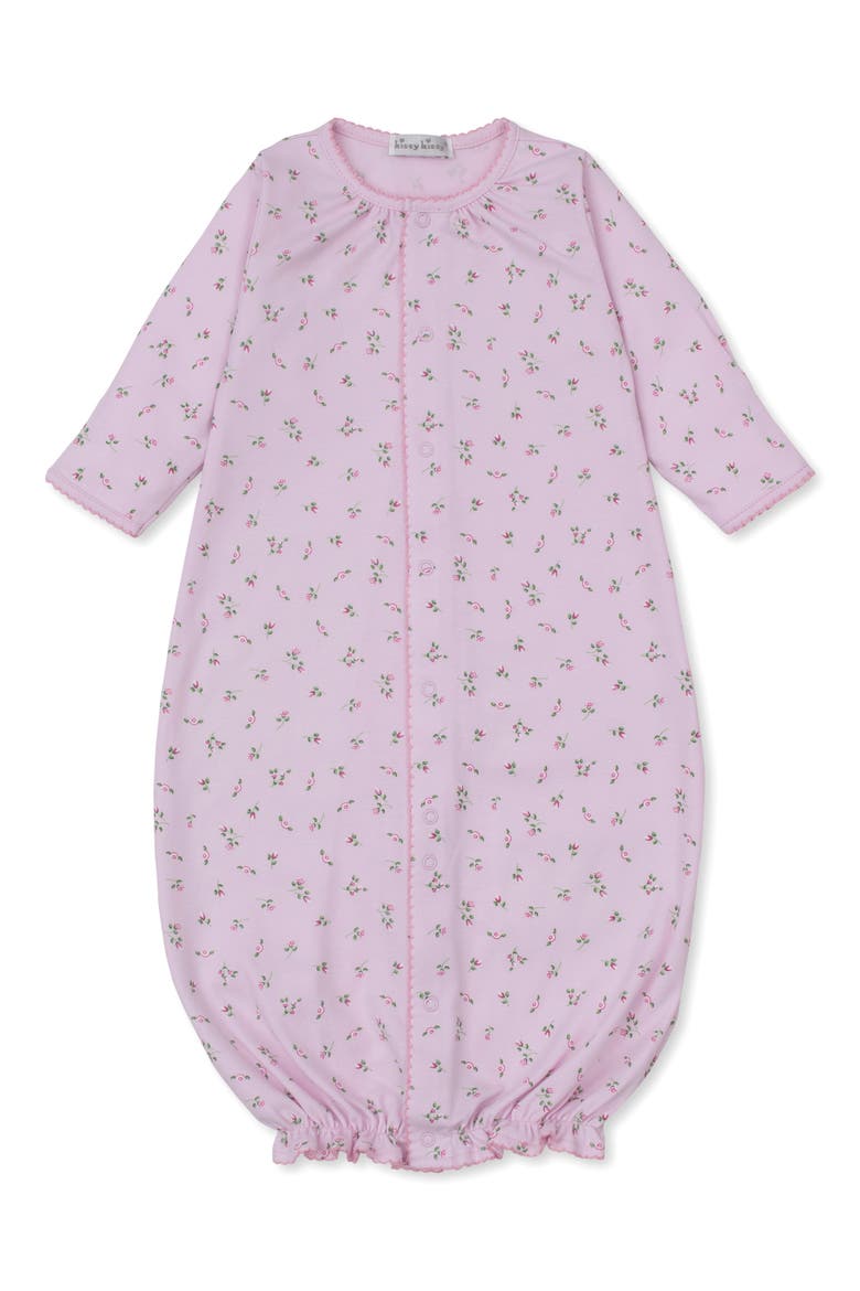 Convertible Pima Cotton Gown, Alternate, color, PINK