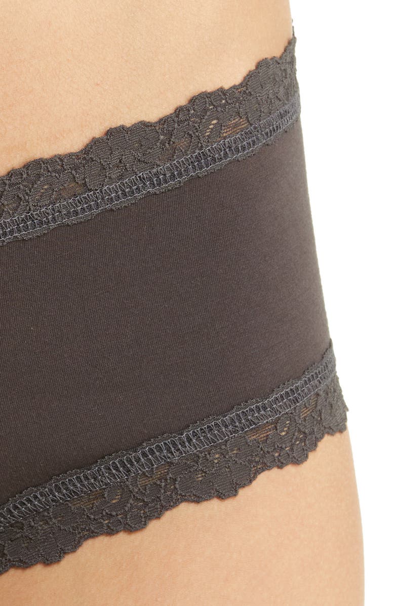 Hanky Panky Supima<sup>®</sup> Cotton Boyshorts, Alternate, color,