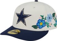 New Era Men's New Era Cream/Navy Dallas Cowboys Tonal Florals 59FIFTY Fitted Hat