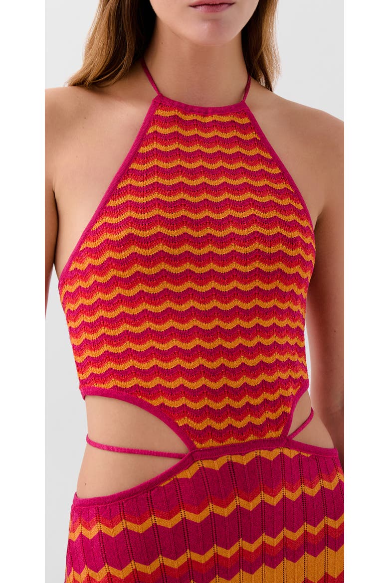 Ziggy Knit Dress, Alternate, color, Red