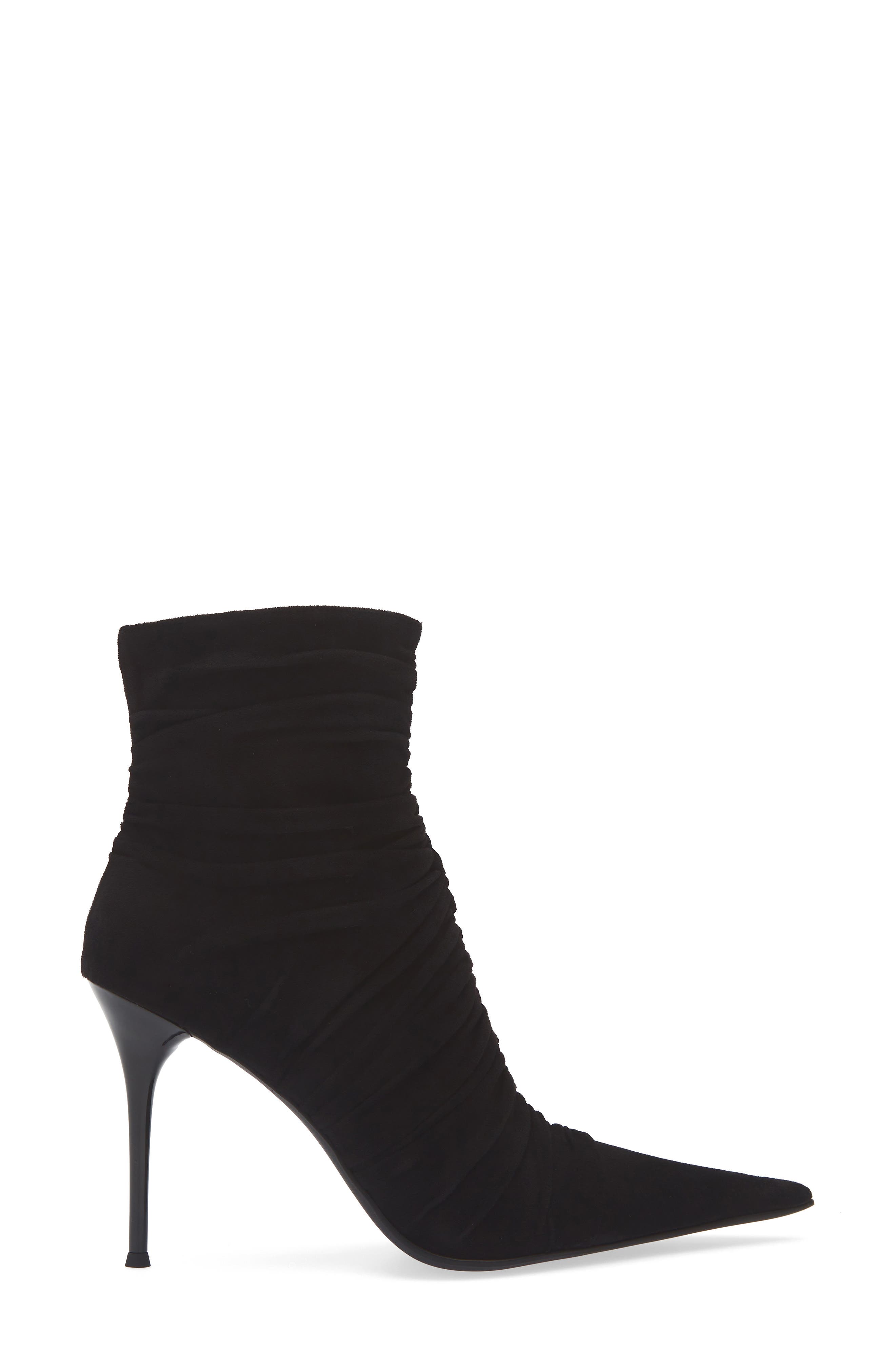 Jeffrey Campbell Let's Go Pointed Toe Bootie, Alternate, color, Black Suede