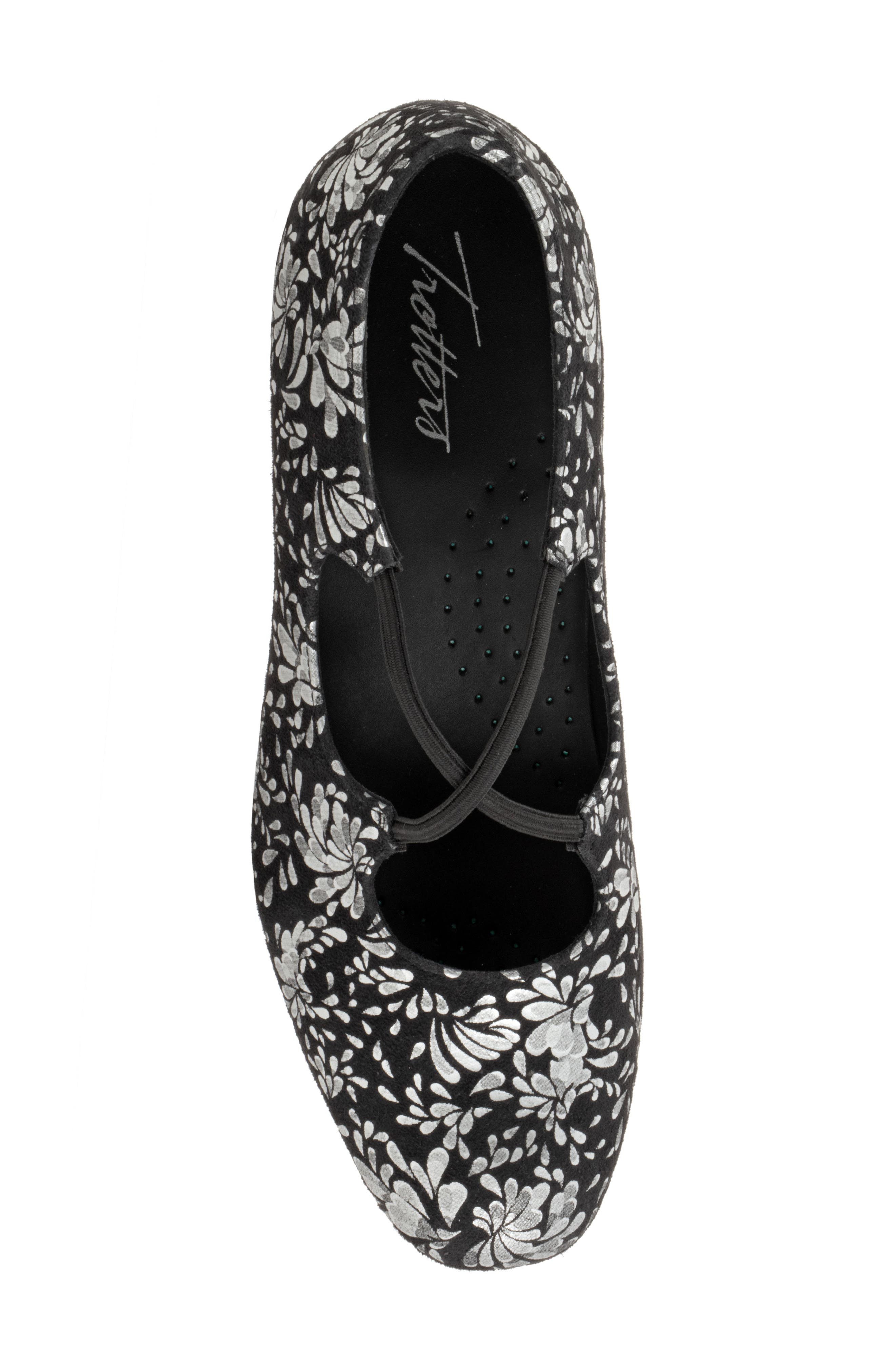 Trotters Demi Pump, Alternate, color, Black Floral