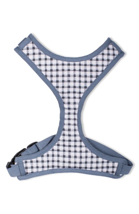 Painted Gingham Medium Dog Harness