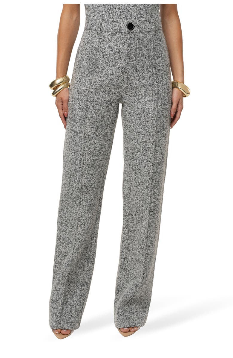 JLUXLABEL Stay Sharp Tweed Trouser, Main, color, Light Grey