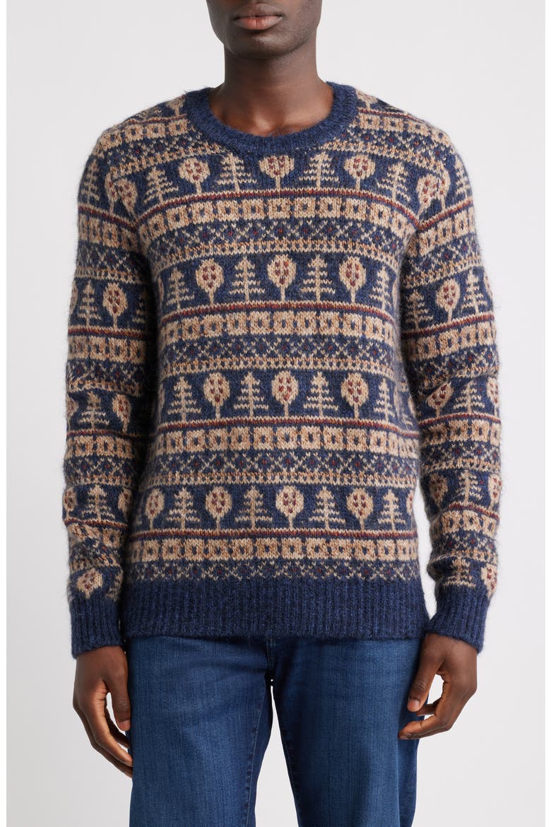 Lars Fair isle Sweater, Main, color, LODGECREST FARISLE