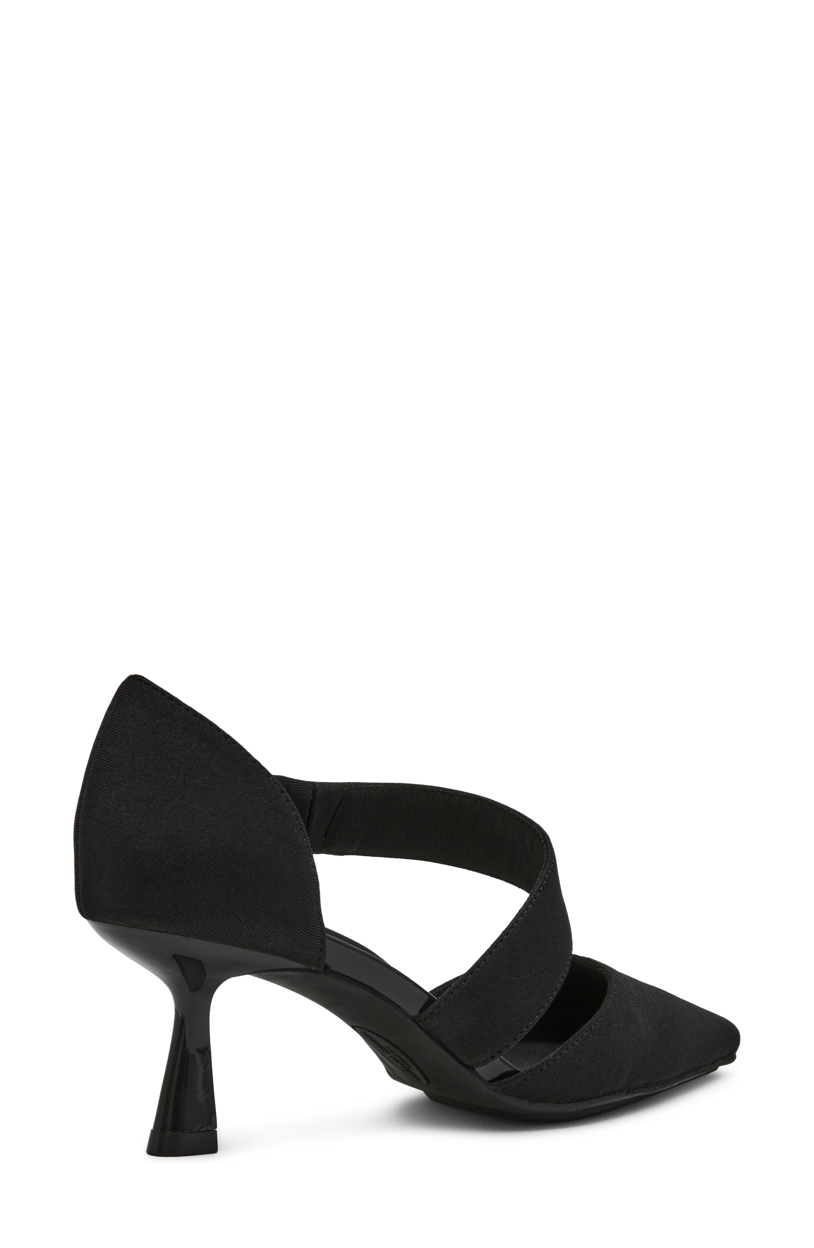 Anne Klein Cerys Pump, Alternate, color, Black Stretch