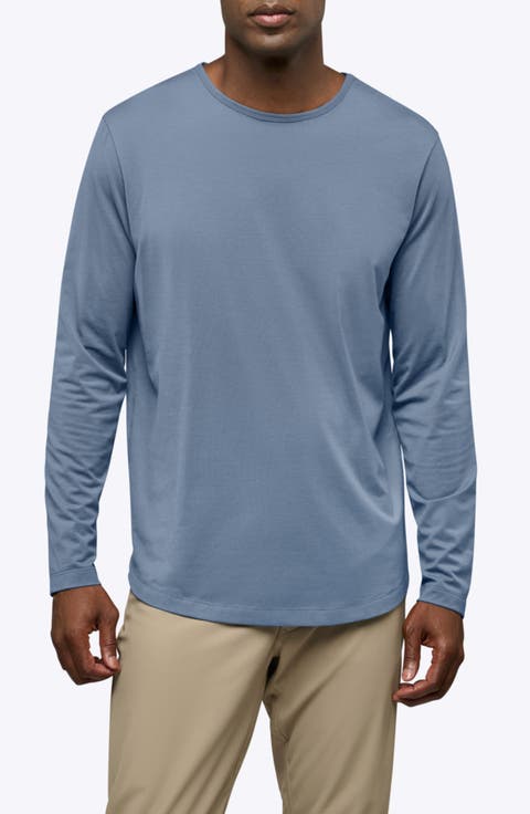 AO Curved Hem Long Sleeve T-Shirt