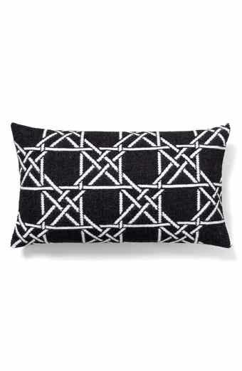 Brooks Brothers Lattice Work Decorative Lumbar Throw Pillow
