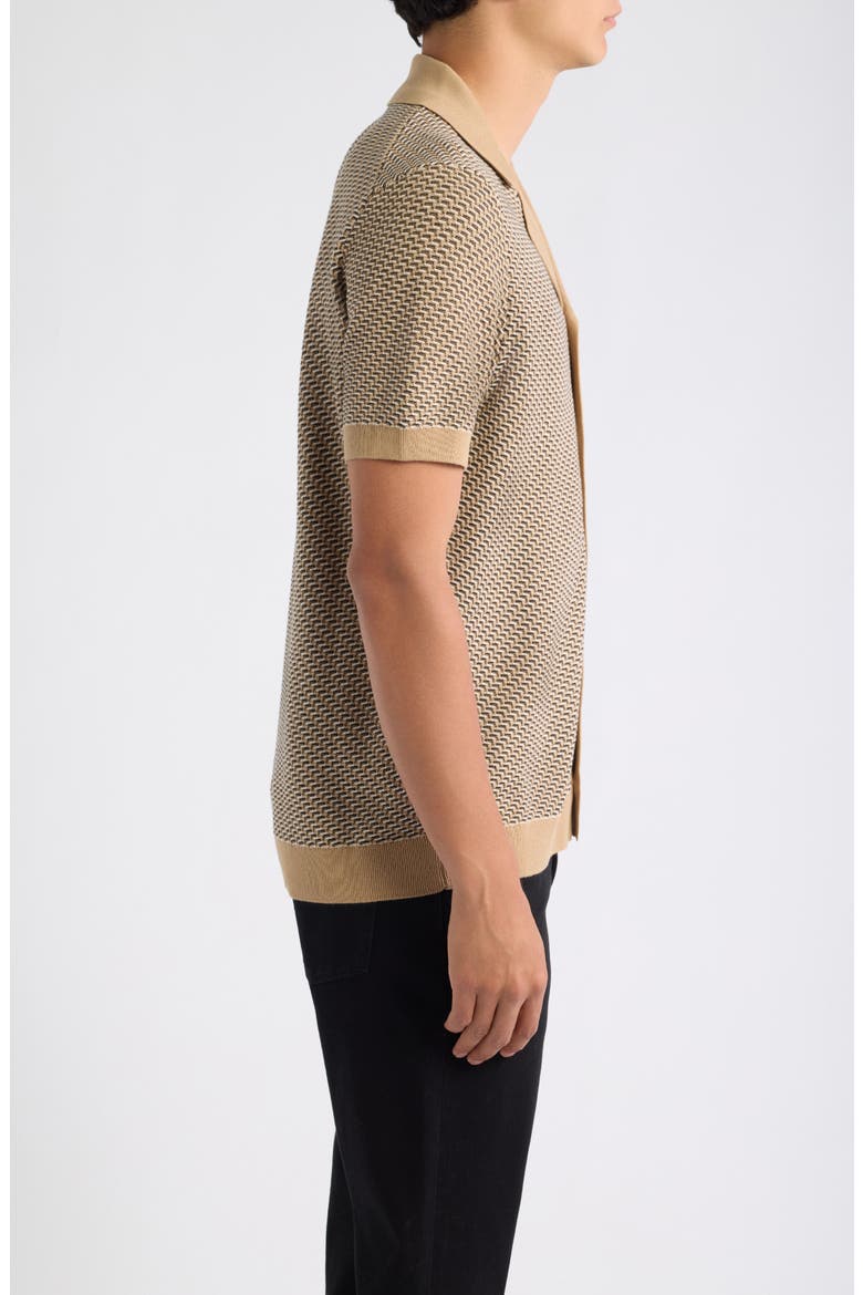 Lomare Cotton Button-Up Sweater, Alternate, color, MEDIUM BEIGE