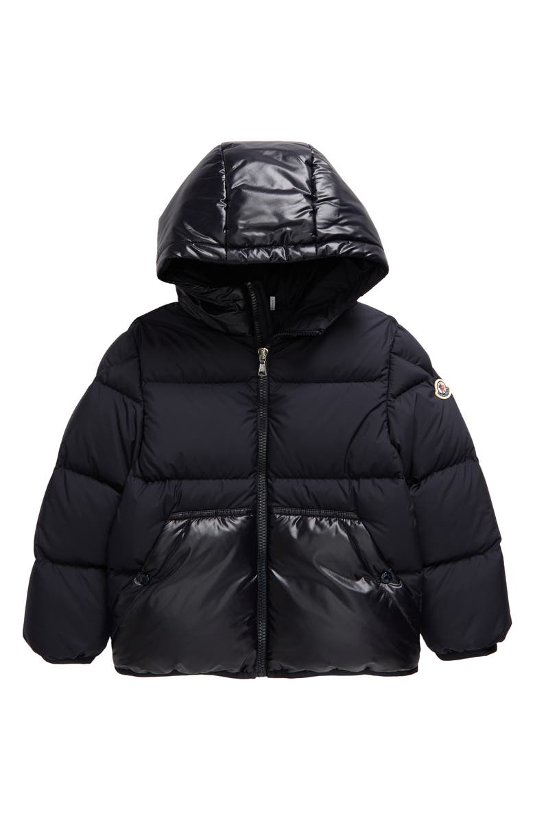 Moncler Kids' Barin Down Puffer Jacket, Main, color, Navy
