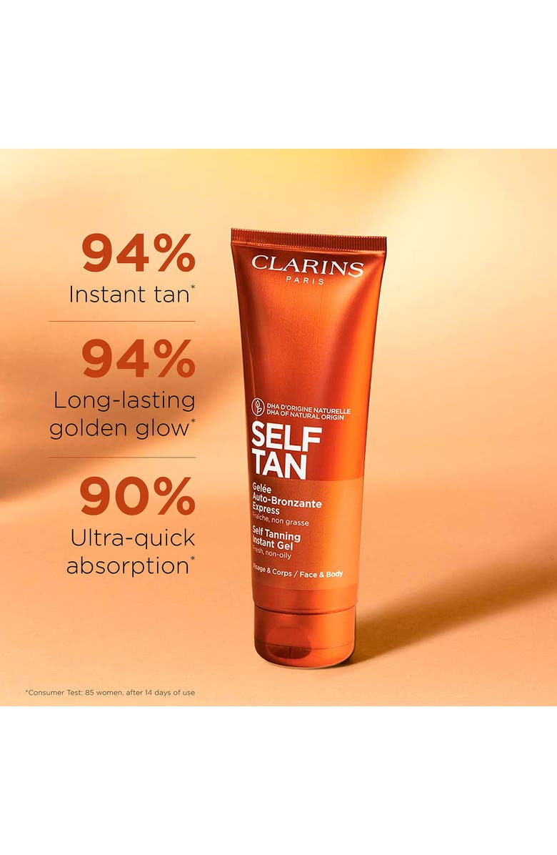 Clarins Self Tanning Face & Body Tinted Gel, Alternate, color, 