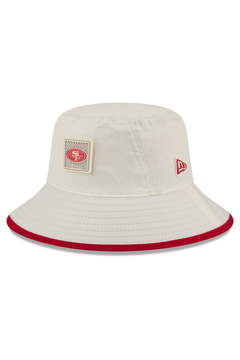 Men's New Era  Cream San Francisco 49ers 2026 NFL Training Camp Sport Bucket Hat, Main, color, Cream