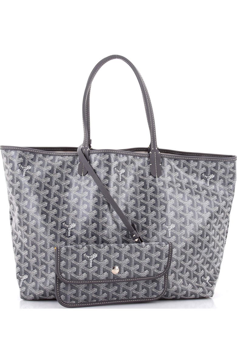 Pre-Owned Goyard Saint Louis Tote Coated Canvas PM, Alternate, color, Gray
