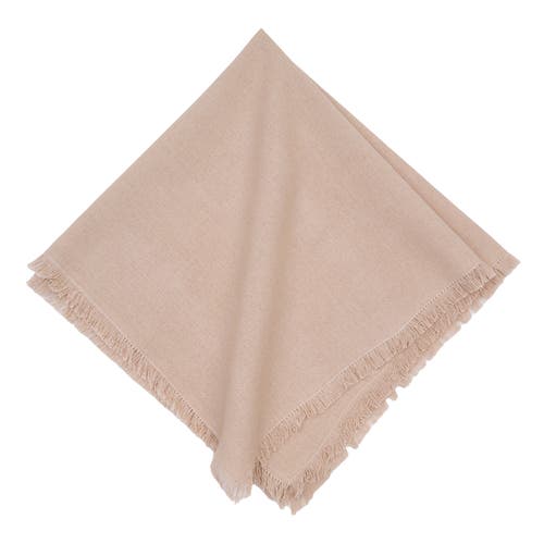 C & F Home C&f Home Frayed Sand Napkin Set Of 6 In Brown