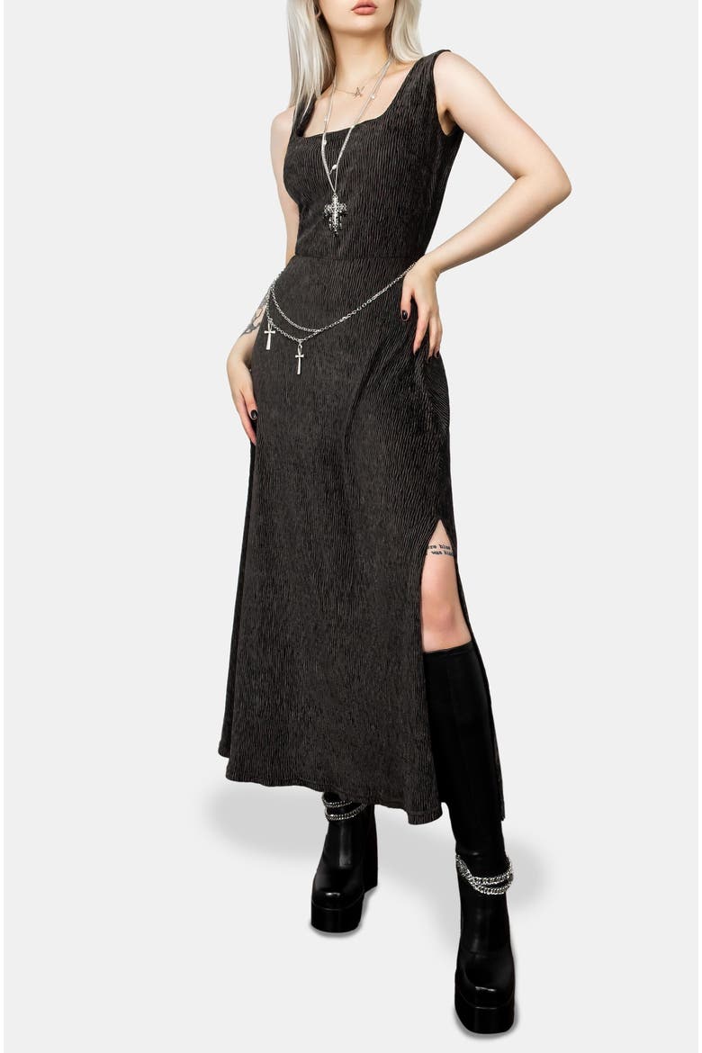 Thekla Dress With Charm Belt, Alternate, color, Grey