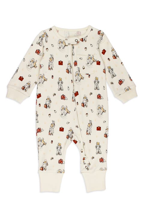 Adventure Paddington Organic Cotton Zip Romper (Baby)