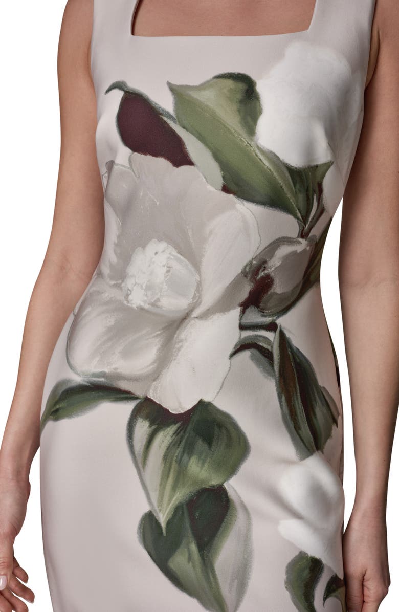 Donna Karan New York Floral Print Sheath Dress, Alternate, color,